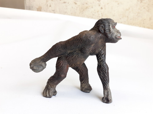 Antik massefigur lineol affe - massefigur,