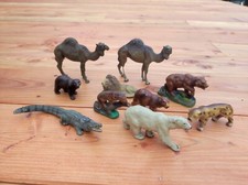 Antike Massefiguren Zoo Tiere