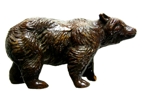 Sehr alte massefigur - alte, braunbÄr